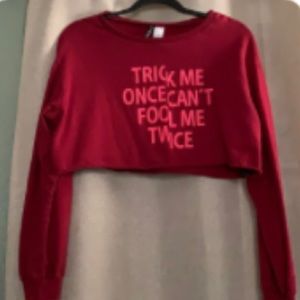 H&M cropped sweater